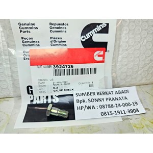 cummins 3924726 check valve 3916360-5