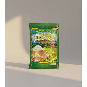 karung beras opp laminasi 25kg kuat tebal printing design full color