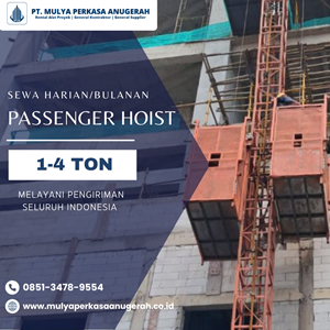 sewa passenger hoist badung | lift proyek | 085134789554