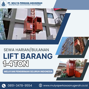 sewa lift barang surabaya | hoist 1-4 ton | 085134789554