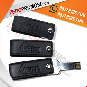 upgrade citra brand anda dengan souvenir flashdisk kulit fdlt25