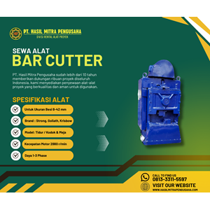 sewa bar cutter buleleng | alat potong besi proyek