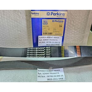 perkins 2614e012 v-belt 2614-e012 fan belt 2614 e012 - genuine-4