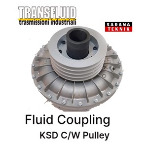 transfluid coupling ksd c/w pulley