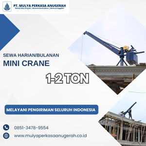 sewa mini crane surabaya | crane mini | 085134789554
