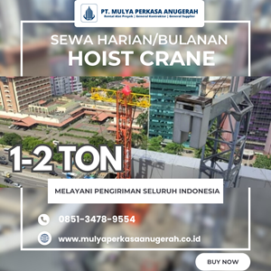 sewa hoist crane kediri | winch electric | 085134789554