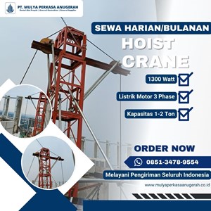 sewa hoist crane tabanan | winch electric | 085134789554-7