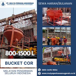 sewa bucket cor jakarta timur | cor beton | 085134789554