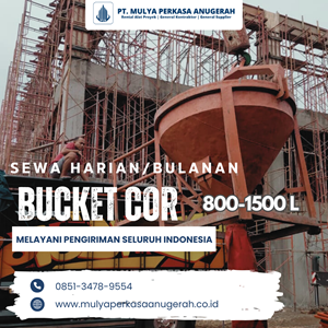 sewa bucket cor bandung | cor beton | 085134789554