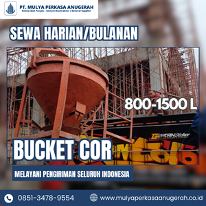 sewa bucket cor depok | cor beton | 085134789554