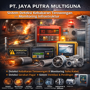 sistem deteksi kebakaran terowongan dan monitoring infrastruktur