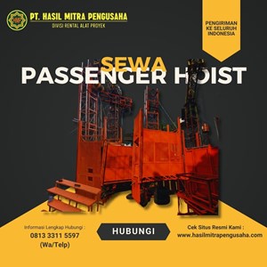 sewa passenger hoist makassar 1-5 ton proyek pelabuhan & reklamasi