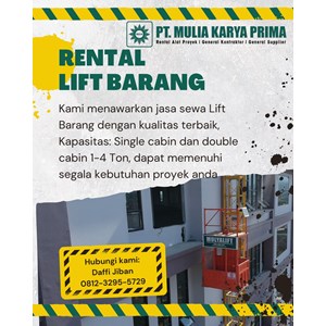 sewa passenger hoist kuningan | 081232955729-2