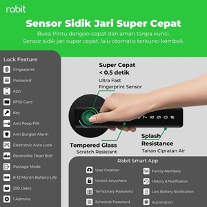 rabit smart door lock ezy rabit smart door lock ezy-5