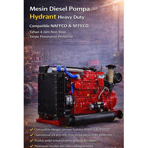 mesin diesel pompa hydrant compatible naffco sffeco tahan 4jam