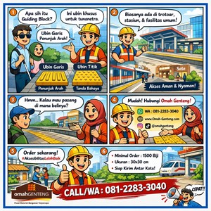 guiding block palembang - hp: o8122833o4o - omah genteng-1