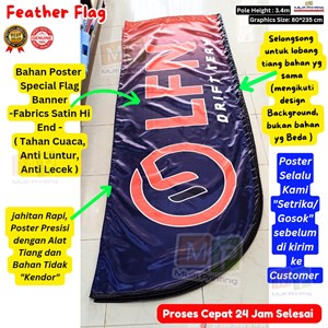 bendera balap/banner paddock+beach flag/flag banner/flying banner-4