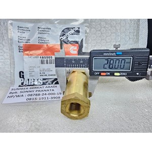 cummins 185505 check valve 3048328 - kta19 kta38 kta50 nt855-1