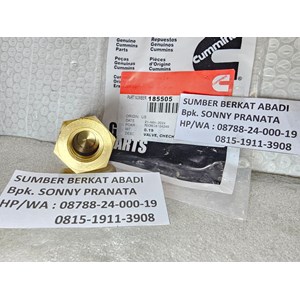 cummins 185505 check valve 3048328 - kta19 kta38 kta50 nt855-5