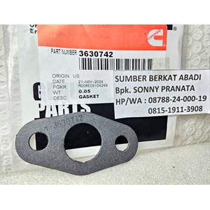 cummins 3630742 gasket connection - k38 k50