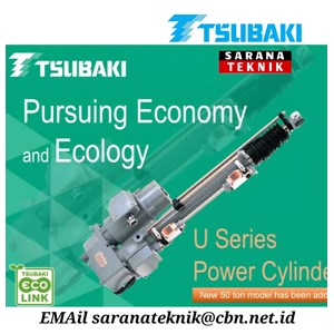 tsubaki, sarana teknik, u series power cylinder, hydraulic cylinder