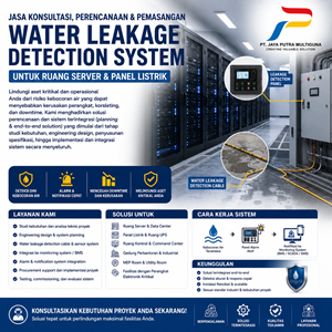 konsultasi/pemasangan water leakage detection server panel listri