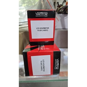 veethree 140931 lcd hour meter - 10-28 vdc - genuine original-1