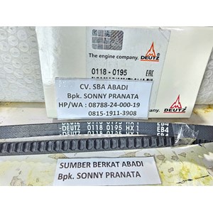 deutz 0118-0195 v-ribbed belt 01180195 fan belt 0118 0195 -genuine ori-2