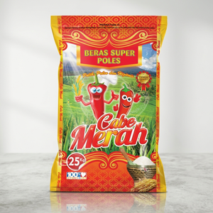 standar pabrikan modern! karung beras 25kg premium tebal, rekat, kuat-2
