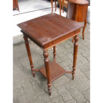 LG 62. Tea Table ( Bubut Footing ) - Meja Teh Kaki Bubut Jati