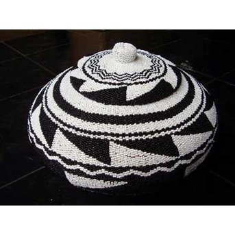 Medium Size Beaded Cupu Baskets