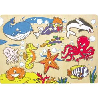 Puzzle magnet Under the Sea (Diver)