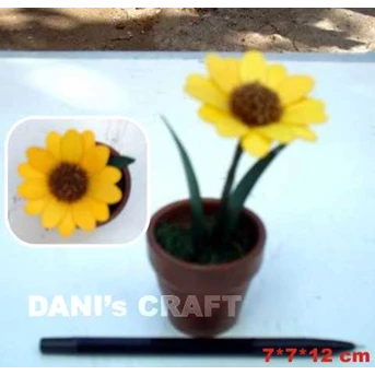 Bunga Kering Pot Mini