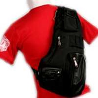 Man Bag-Black BackPack