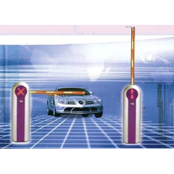 Barrier gate Palang Parkir Sophisticated with LED Sign Interface Inside
