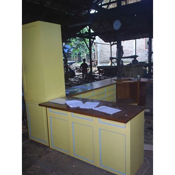 Kitchen set kayu mahoni