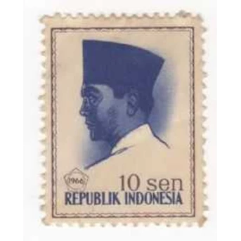 3 buah perangko Sukarno tahun 1966