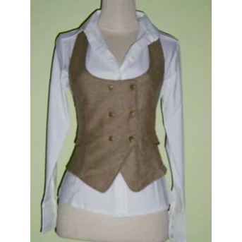 Woman Blouse + Vest