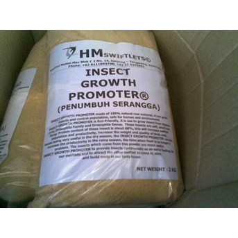 INSECT GROWTH PROMOTER (PENUMBUH SERANGGA PAKAN WALET)