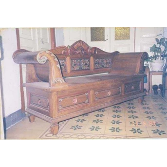 Lounge sofa teak