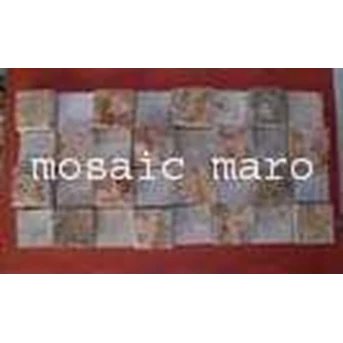 mosaic wall cladding, d-pink