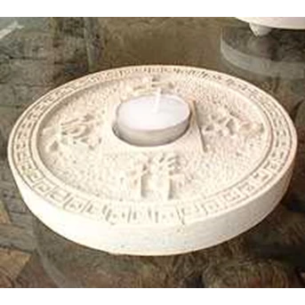 Bali Stone Tea Light and Candle Holder
