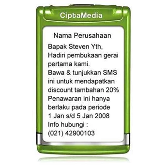 SMS BULK/SMS MASKING ID/SMS BROADCAST BISA KE SEMUA OPERATOR GSM TERMASUK TELKOMSEL JUGA !