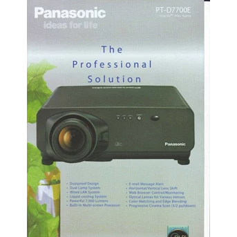 Panasonic Line up PTD 7700