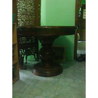 Meja Bundar (Round Table) Teakwood