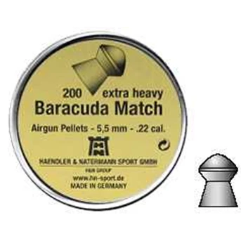 H& N Baracuda Match Extra Heavy .22 Pellets [ Out of Stock]