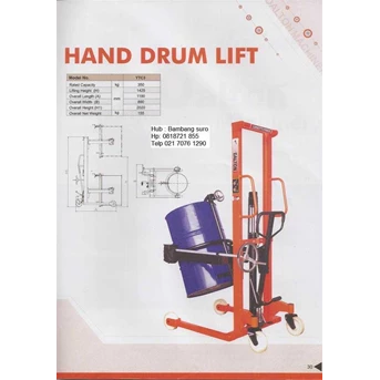 Drum Handler Porter Lifter drum handling Drum loader