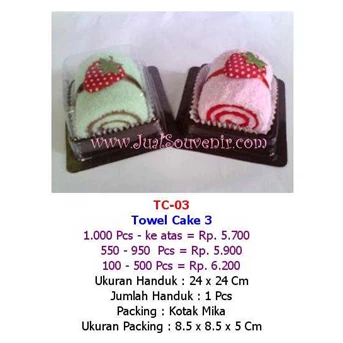 Towel Cake / Souvenir Handuk TC03