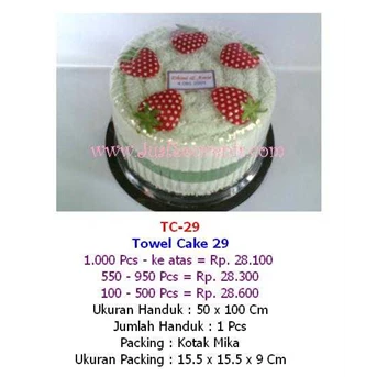 Towel Cake / Souvenir Handuk TC29