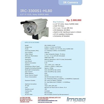 CCTV Outdoor Infra red camera 80 meter IMPAQ